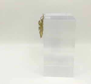 ERN- Monstera Leaf Earrings