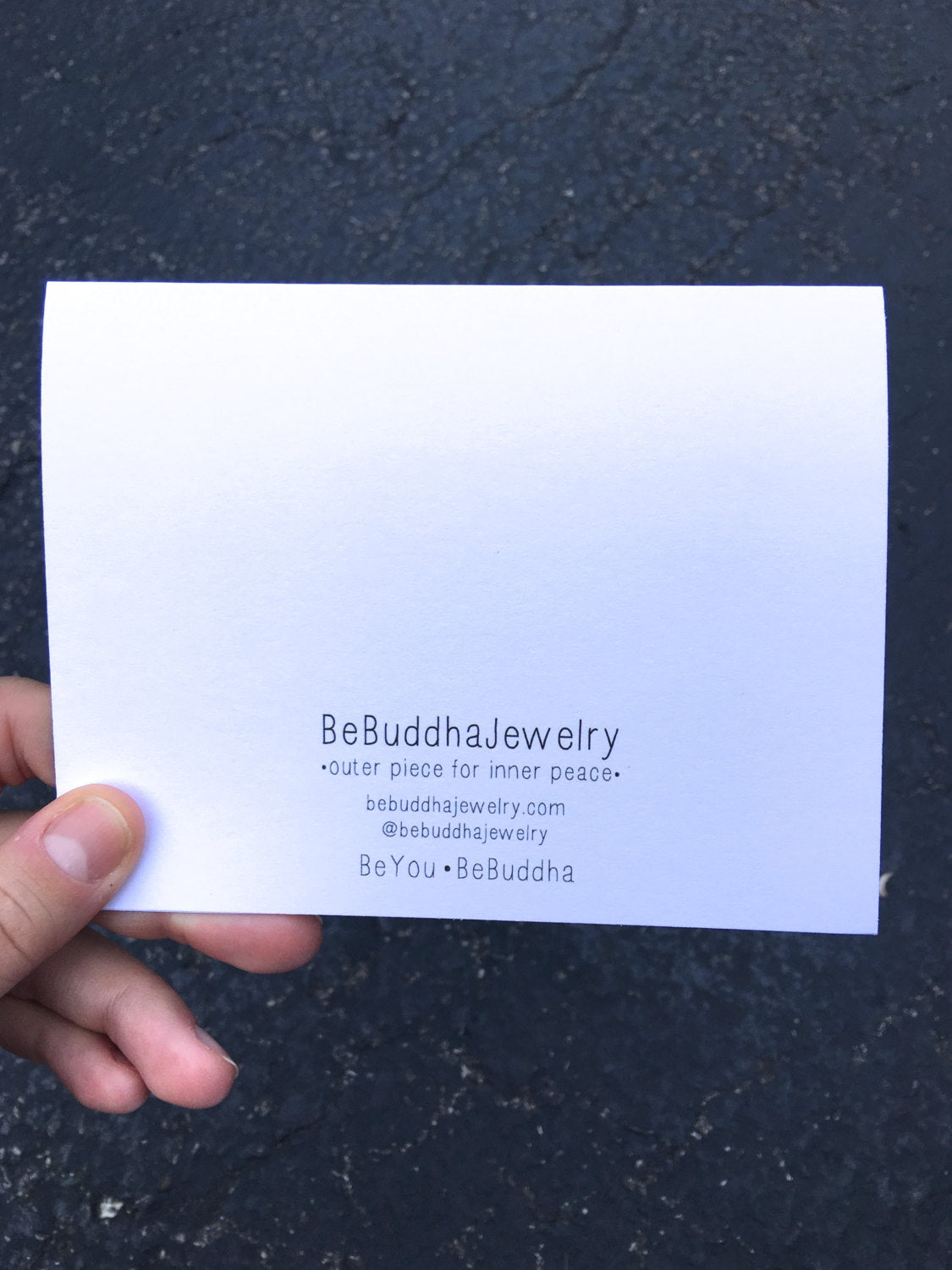 BeBuddha Triangle Pose Greeting Card