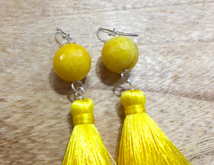 Yellow on Yellow Earrings