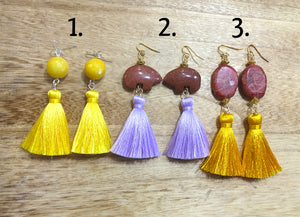 Yellow on Yellow Earrings