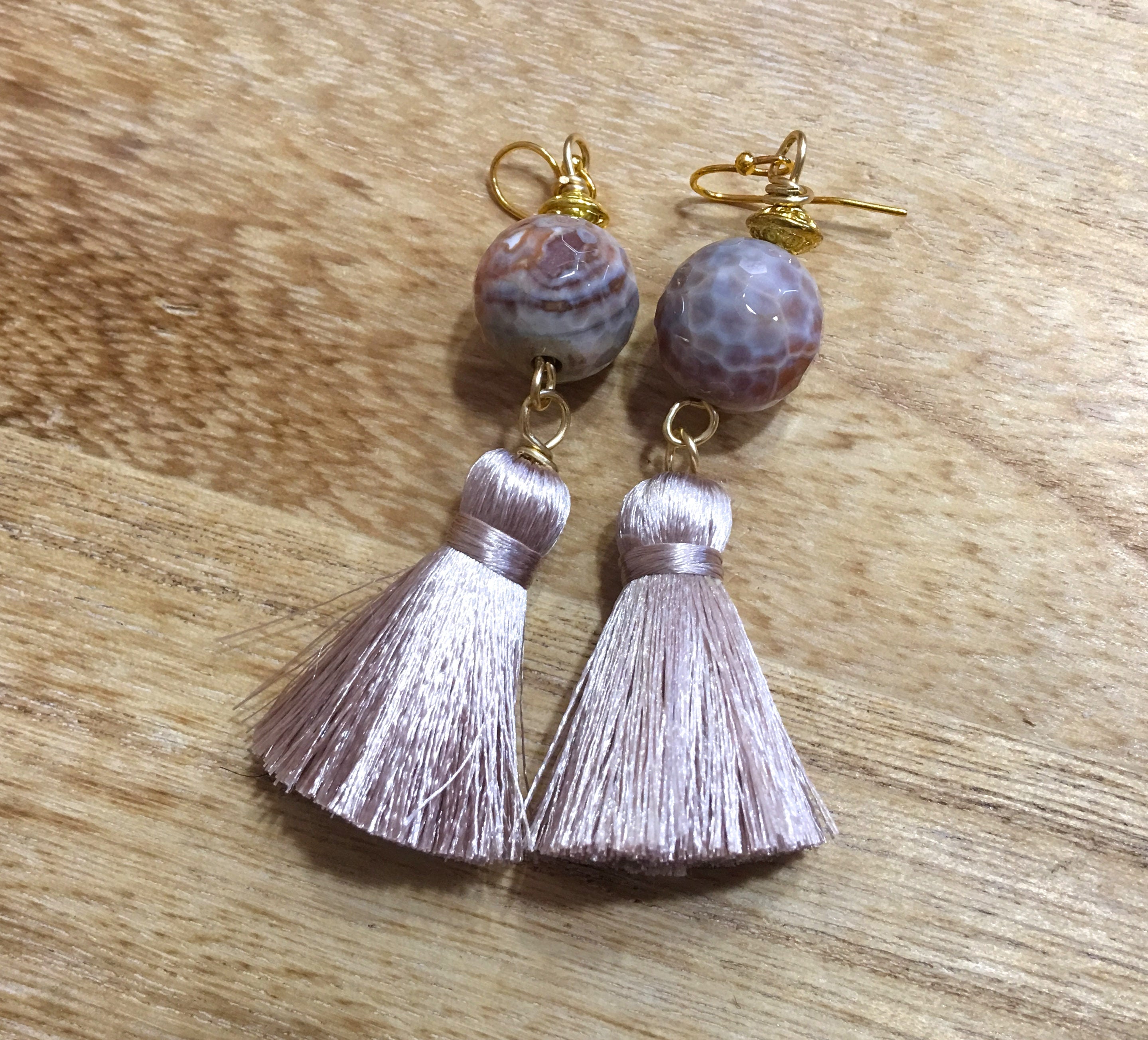 Earrings with Short Tassels (4 Pairs, you choose 1)