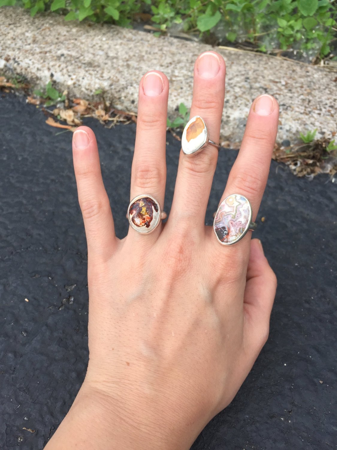 Laugher {ONEOFAKIND} Crazy Lace Agate Ring